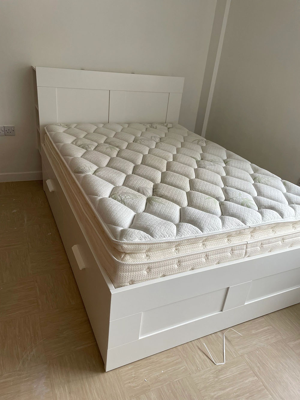 Bed with storage drawers